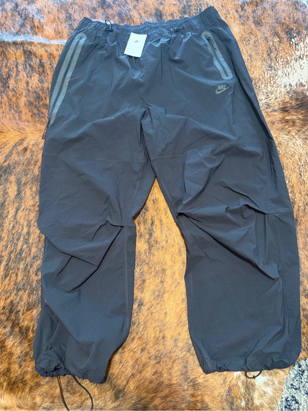 NWT Nike Tech Men's Woven Oversized Pants Size XXL Black HM7158-010